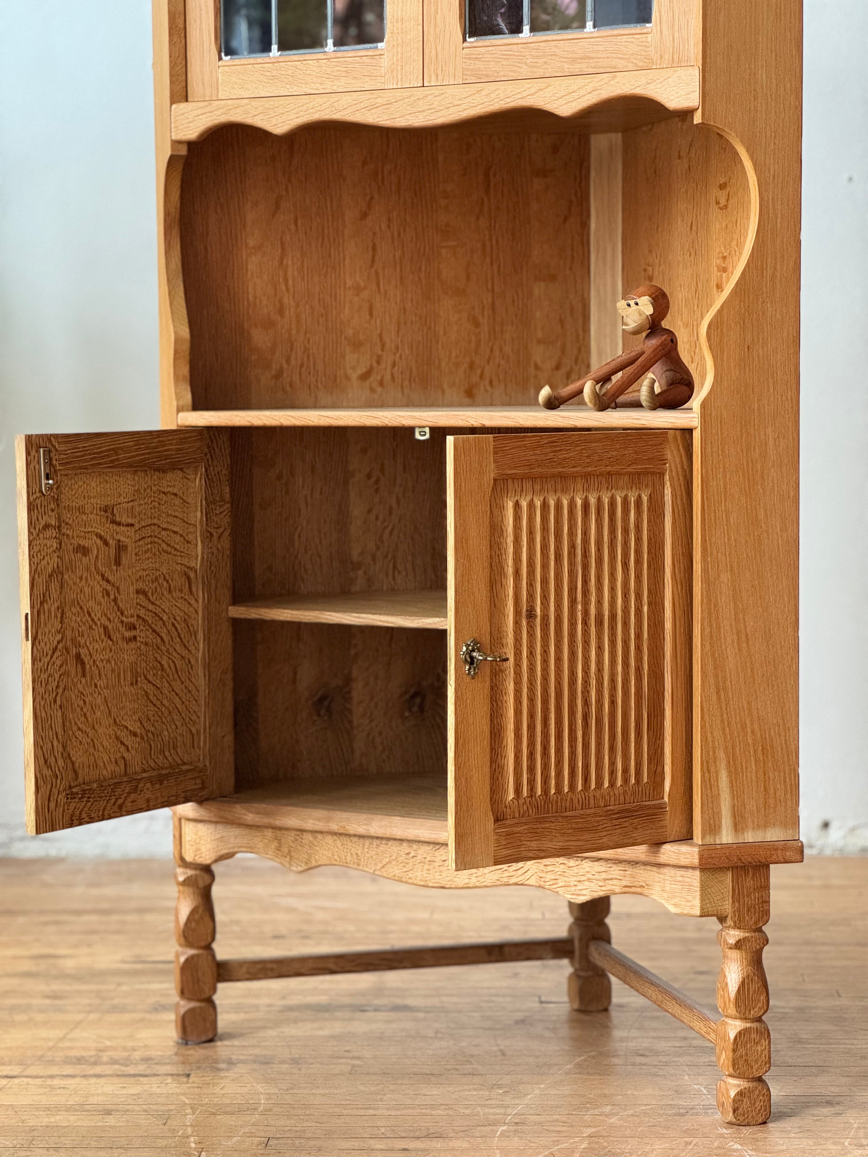 Oak Corner Cabinet by Henning Kjaernulf #3728