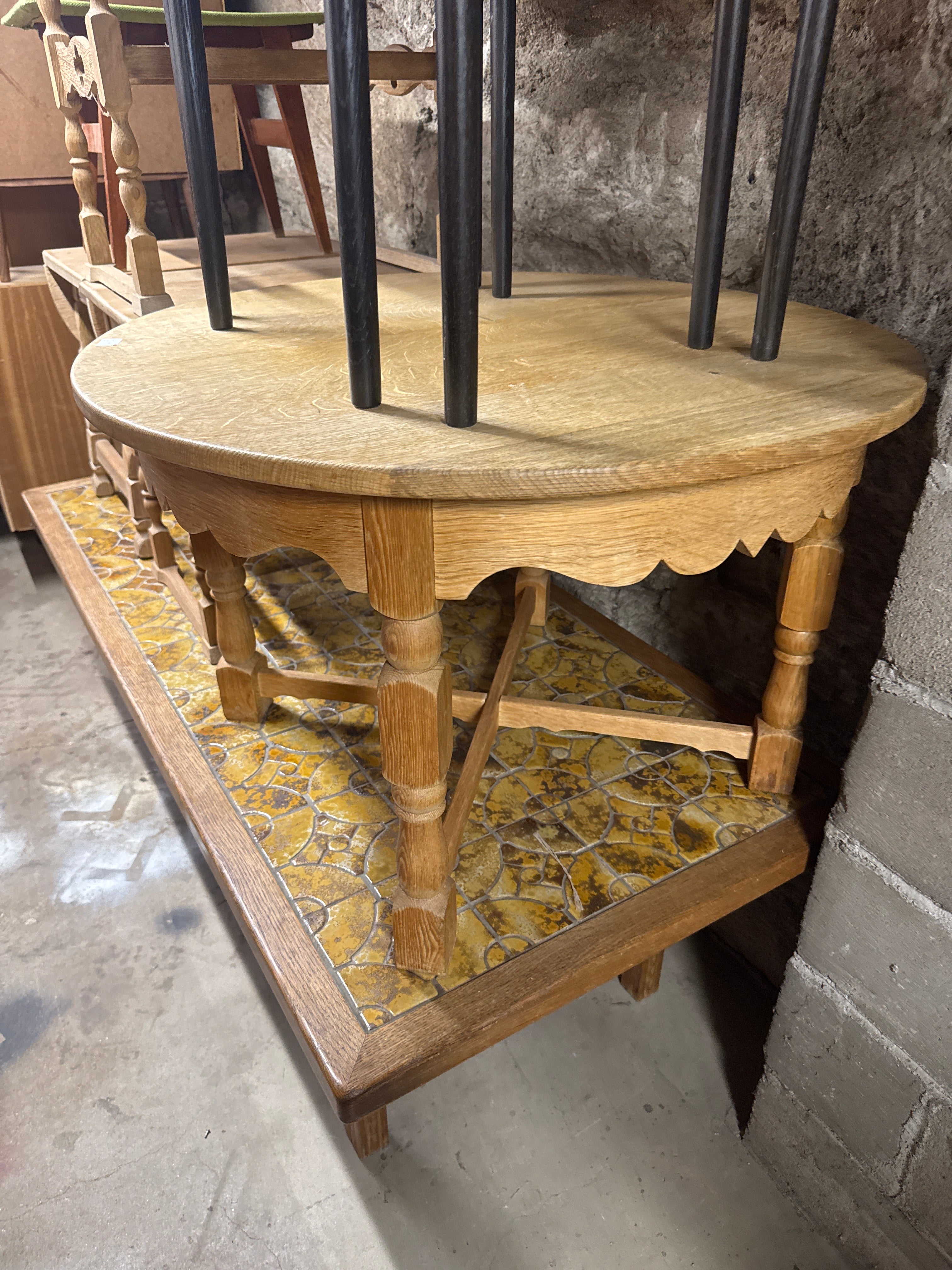 Oak  Coffee table #3699