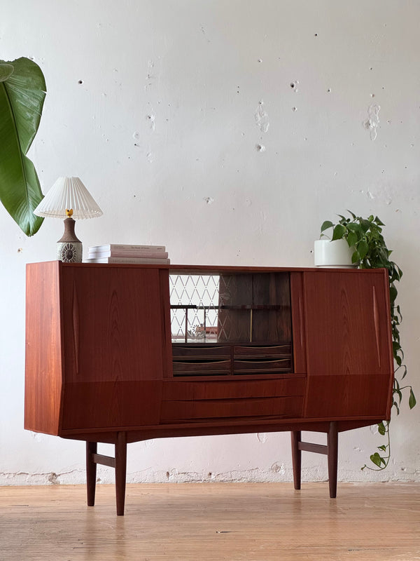 Danish Modern Highboard in Teak #135