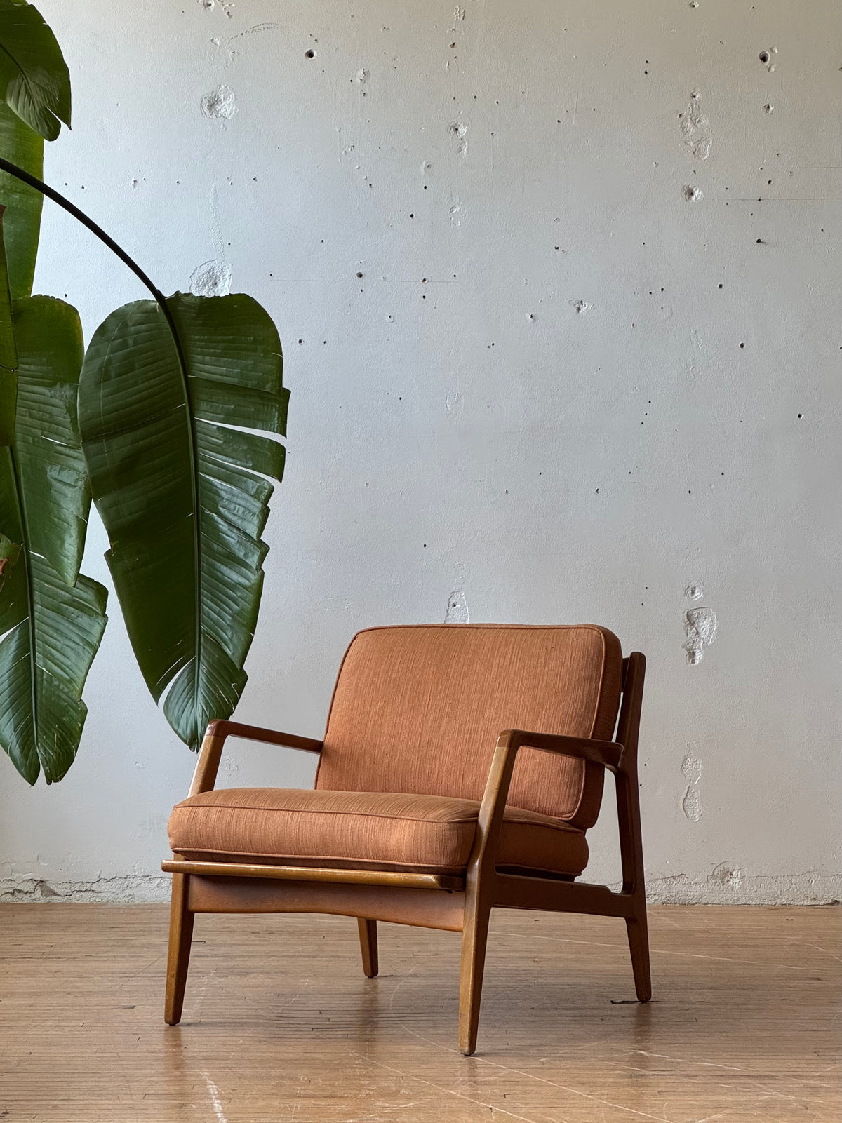Danish Lounge Chair By Lawrence Peabody For Selig of Denmark