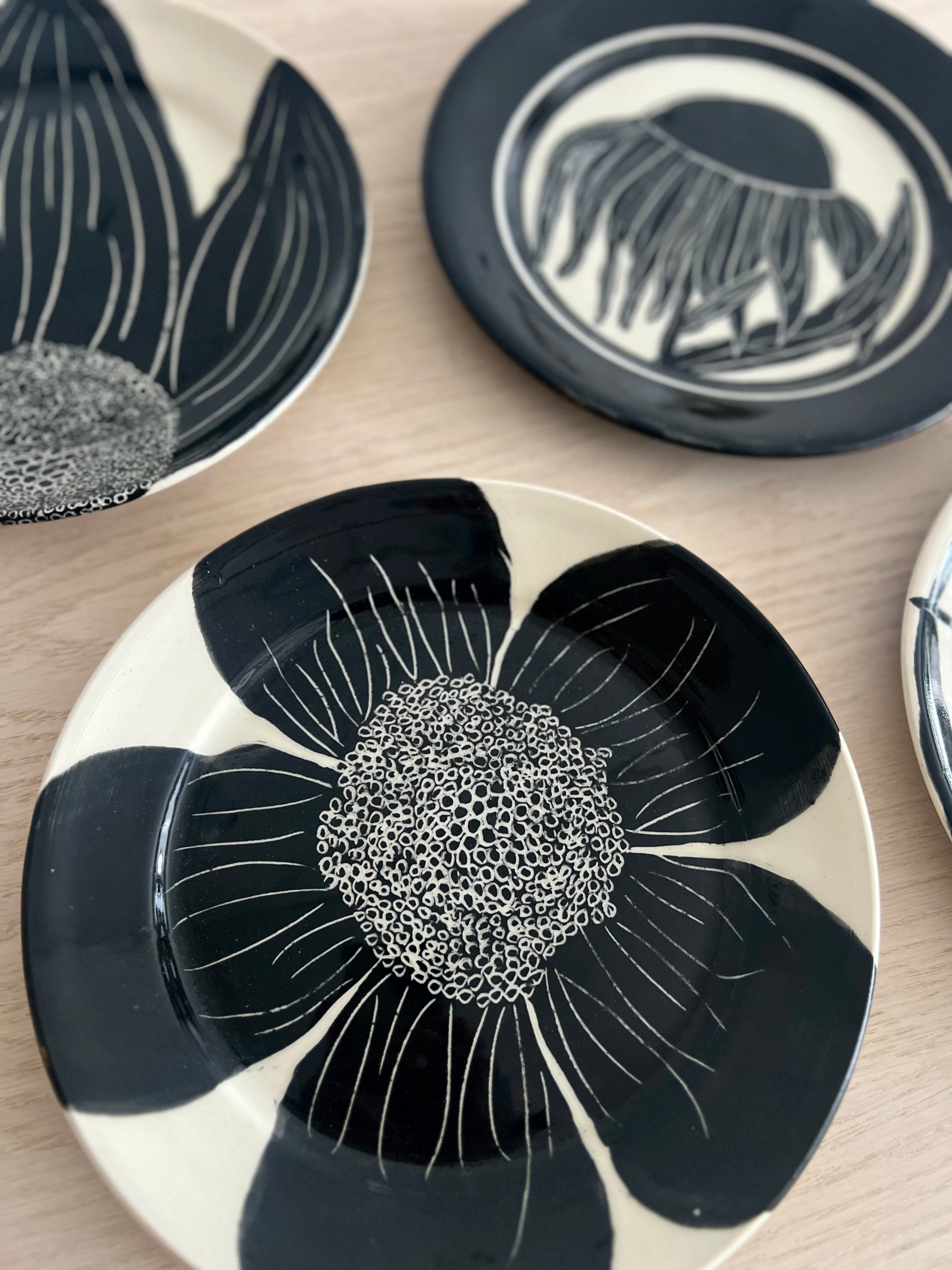 Ceramic Salad Plates by Susan Balto & Bob Jappe