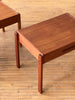 Mid-Century / Danish Modern Teak Nightstands / Side Tables