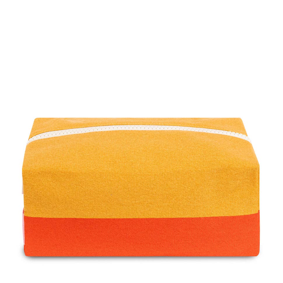 Dopp Kit: Two Tone Poppy Turmeric
