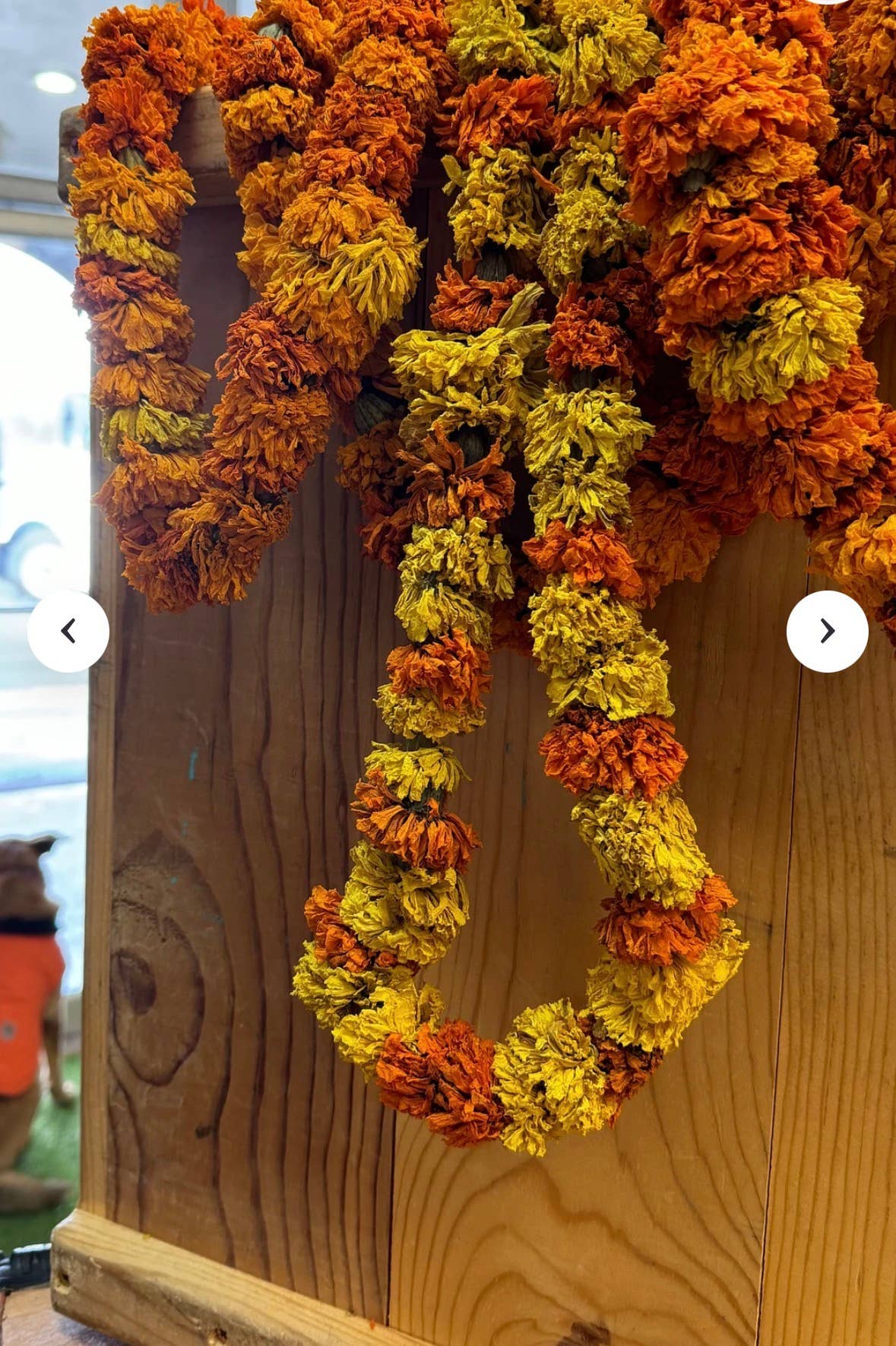 Dried Marigold Garland
