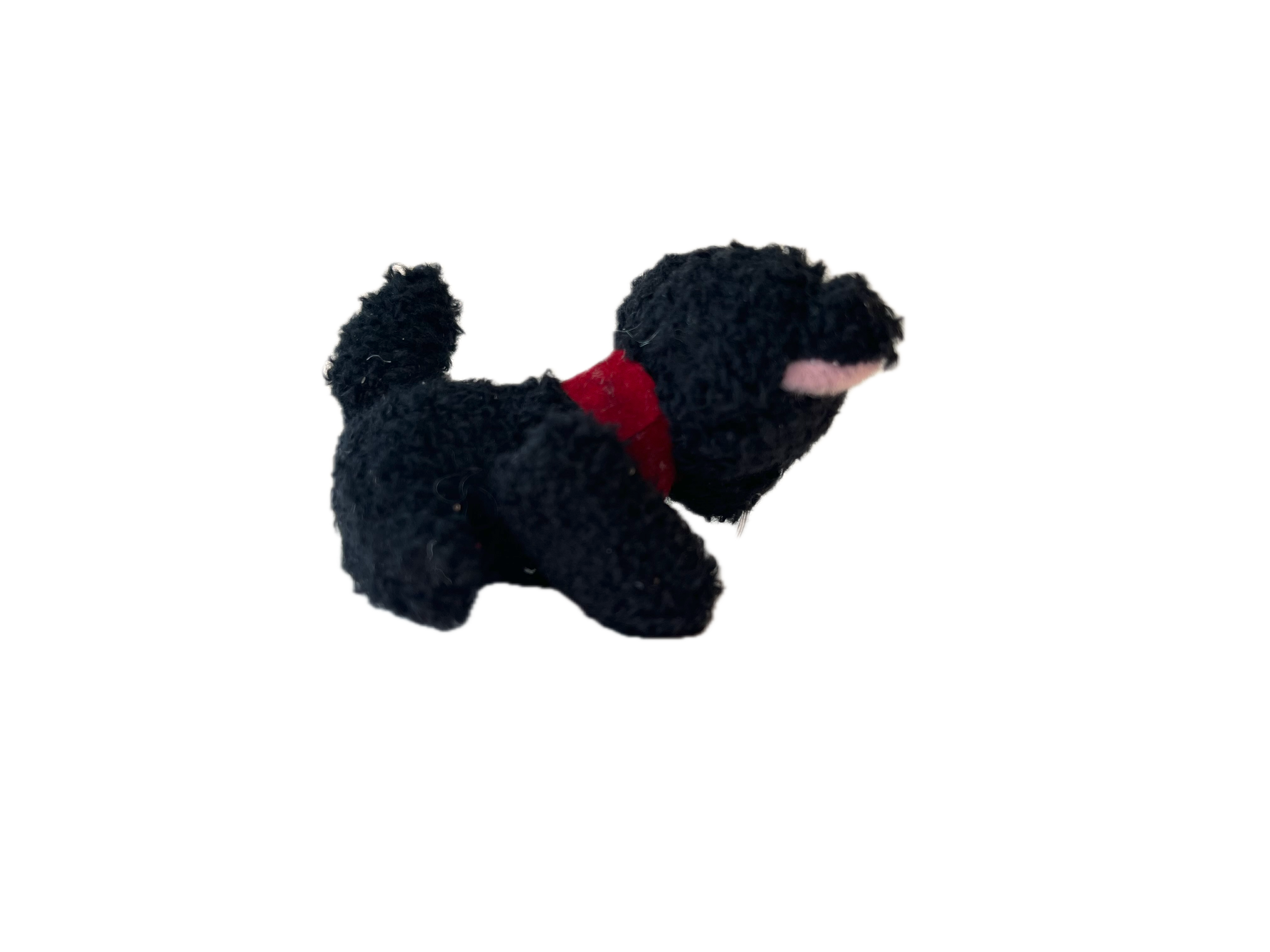 Mini Black Plush Kitty Cat