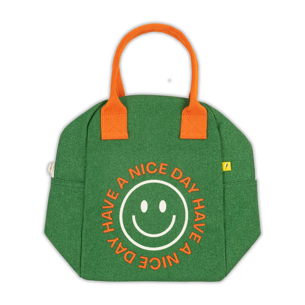 Have a Nice Day Zipper Zipper Lunch Bag