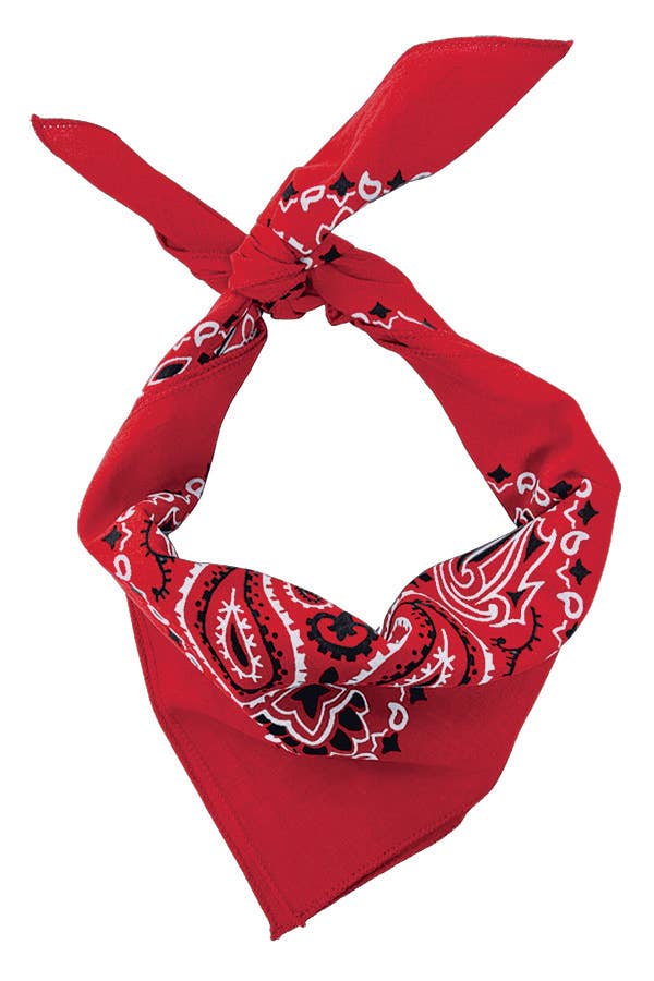 Bandana - Red Paisley