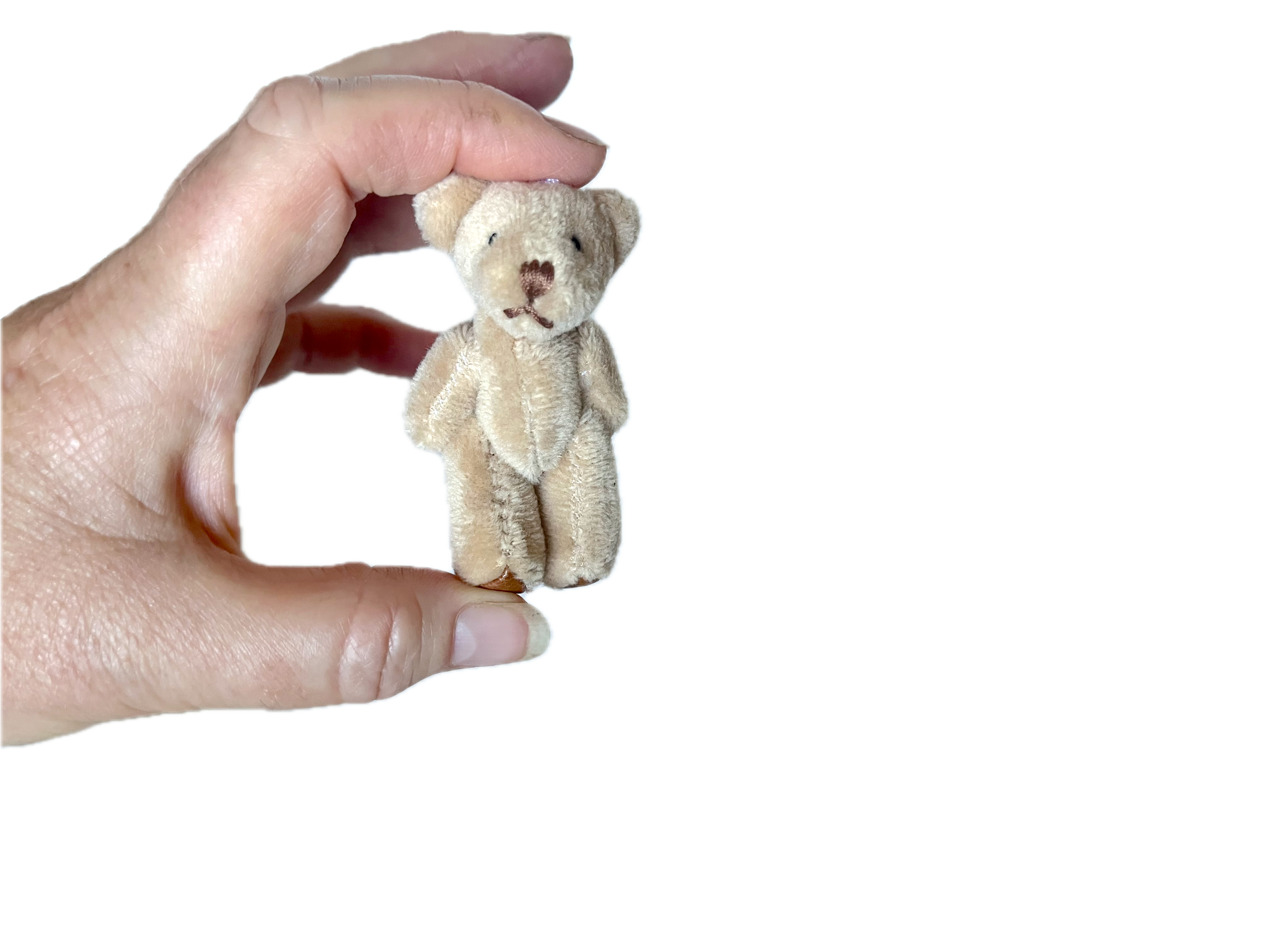 Mini Plush Light Brown Bear