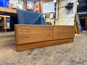 Low teak chest for Anne