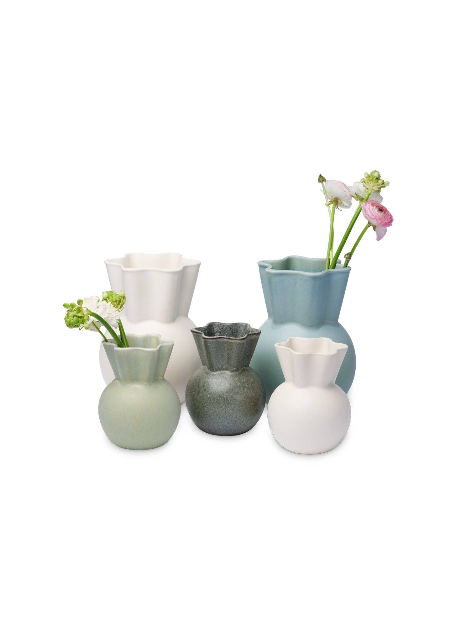 Svungen Top (Light Blue)