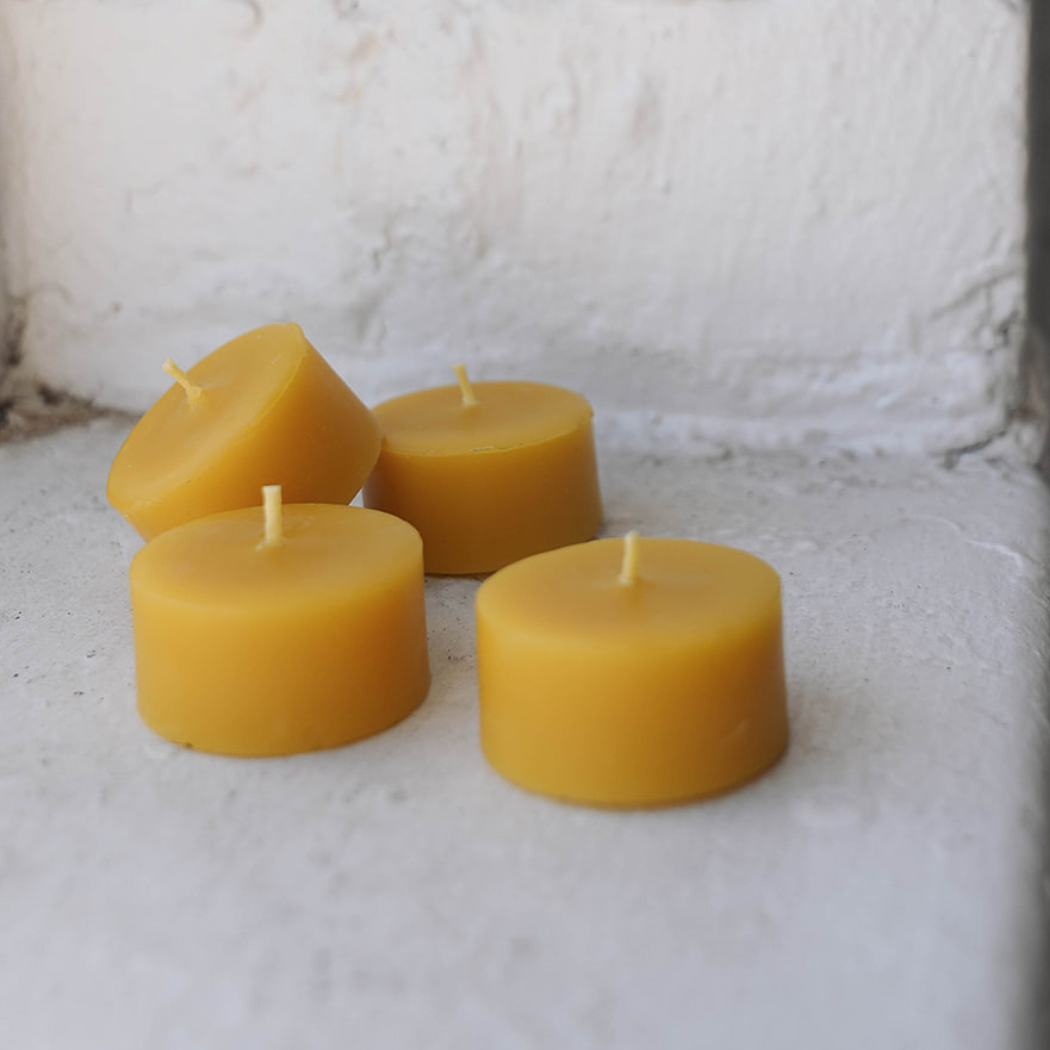 Beeswax Tea Light