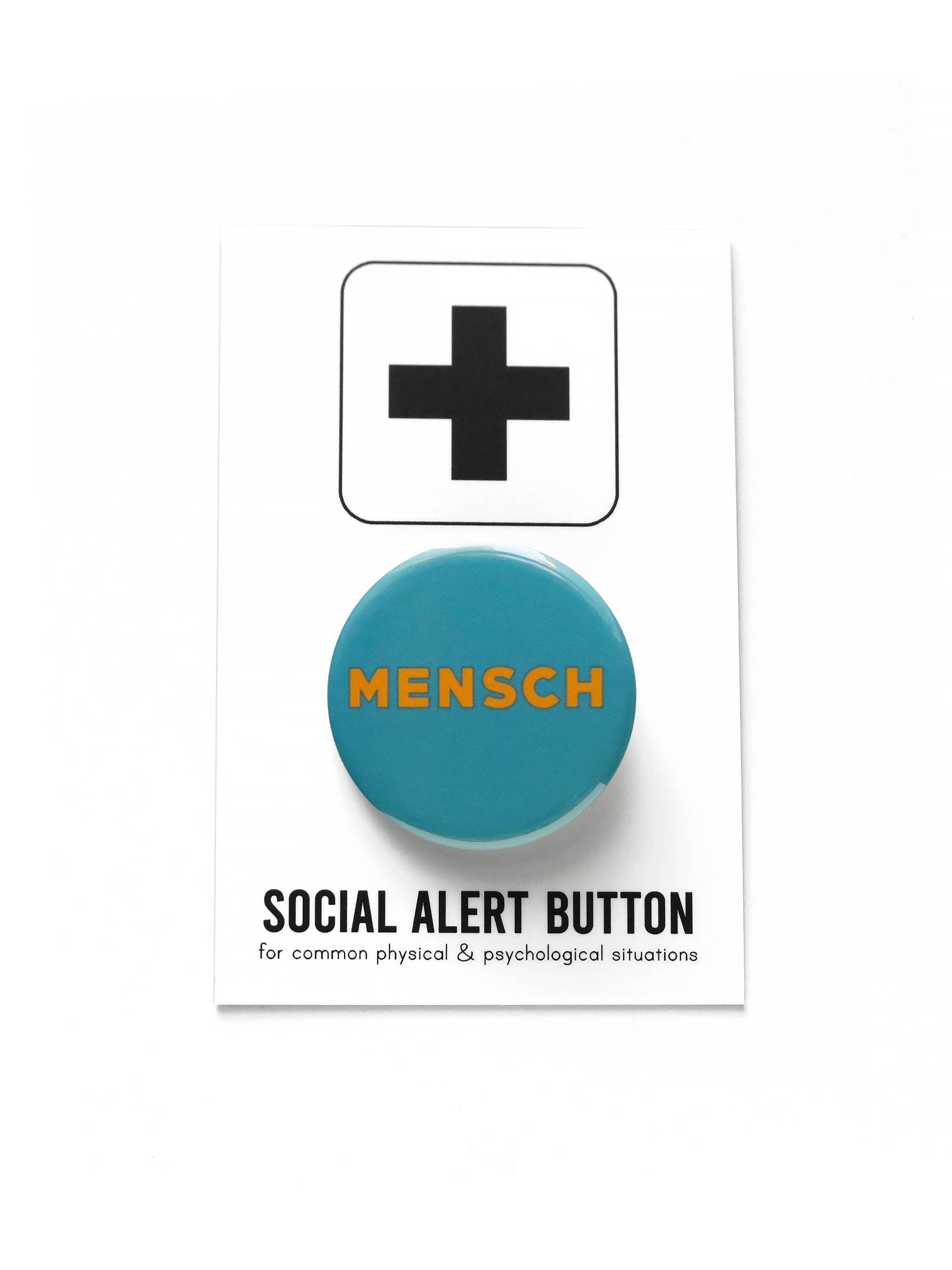 Mensch Pin: 1.25"