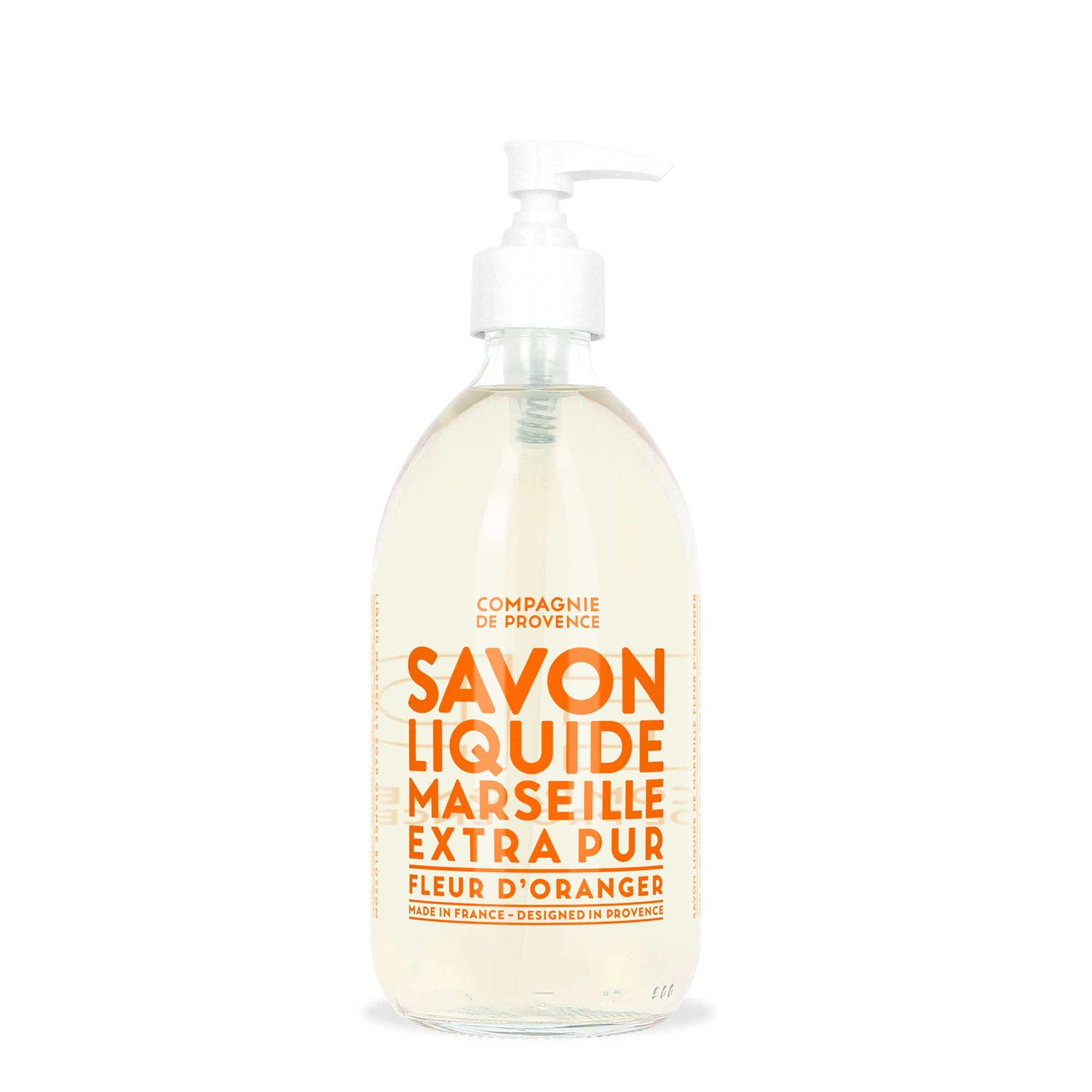 Liquid Marseille Soap Orange Blossom: 16.7 fl oz Glass