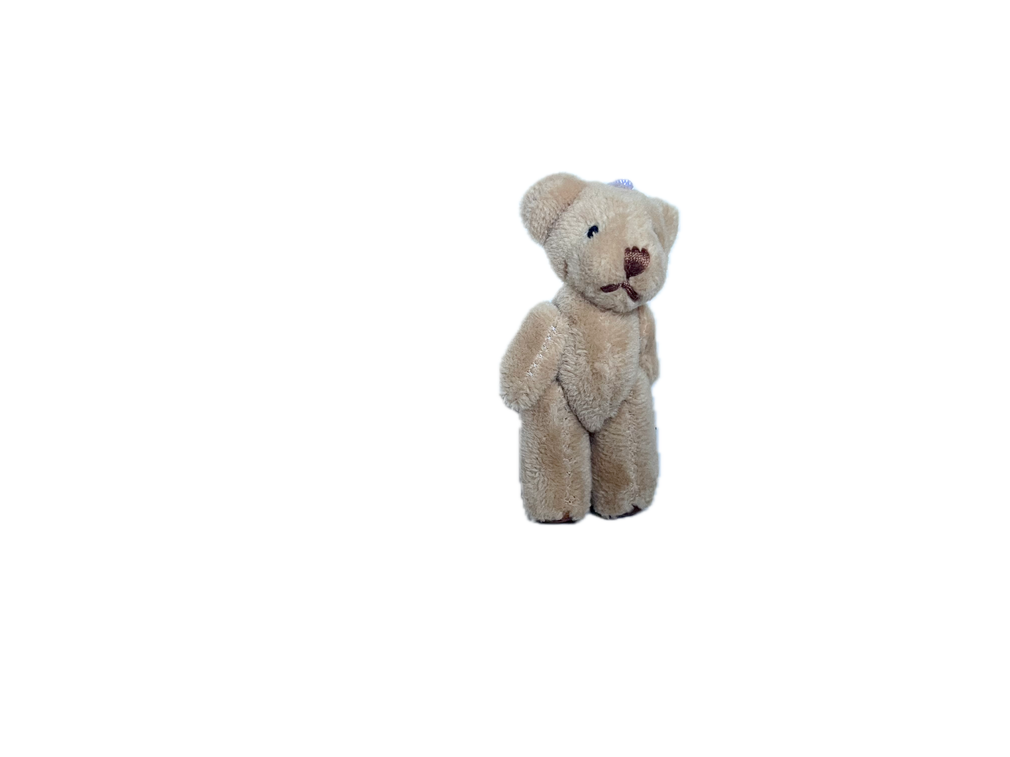 Mini Plush Light Brown Bear