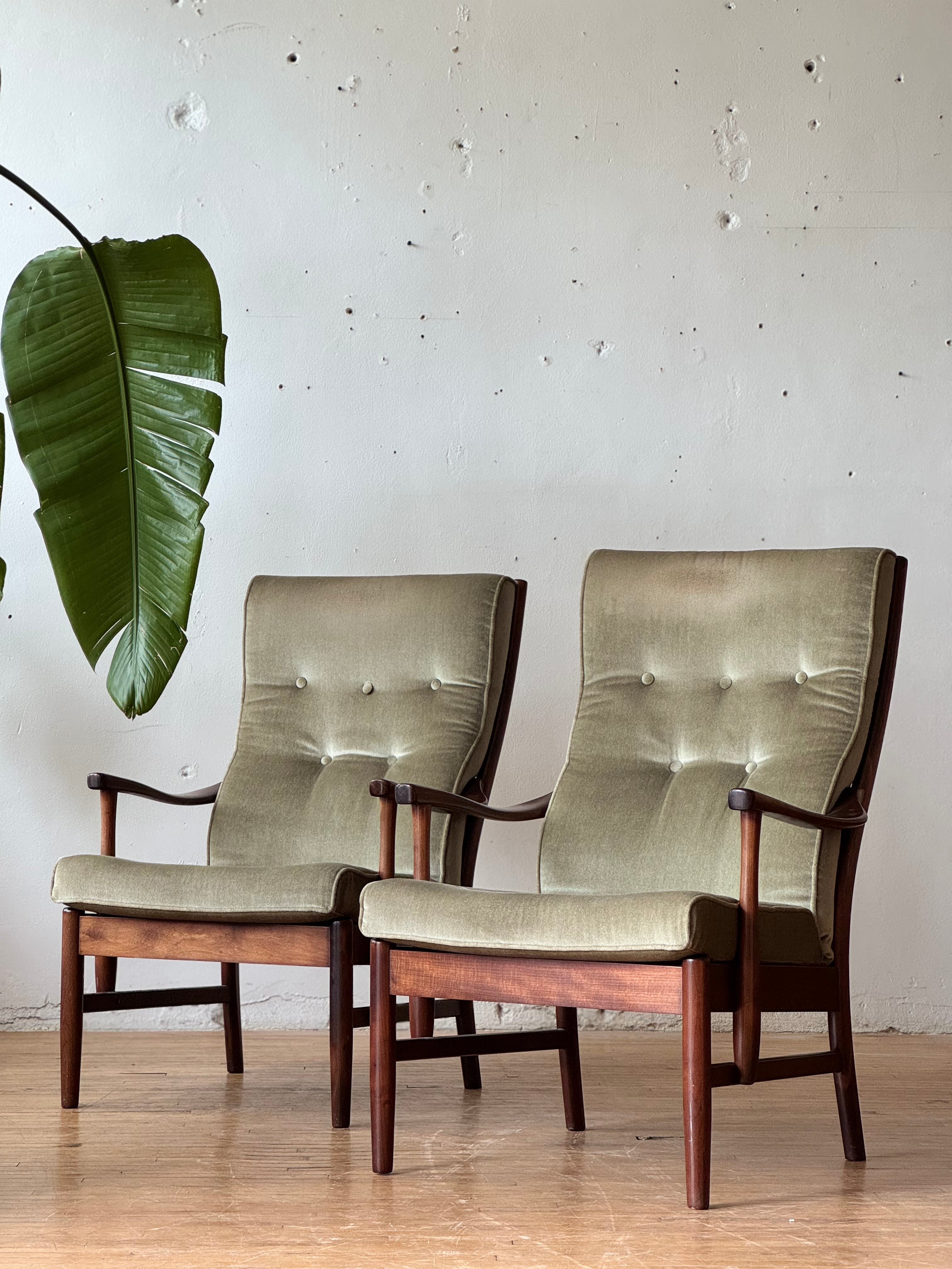 Danish Lounge Chair in Beech #3733