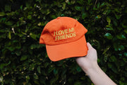 ‘I LOVE MY FRIENDS’ embroidered hat