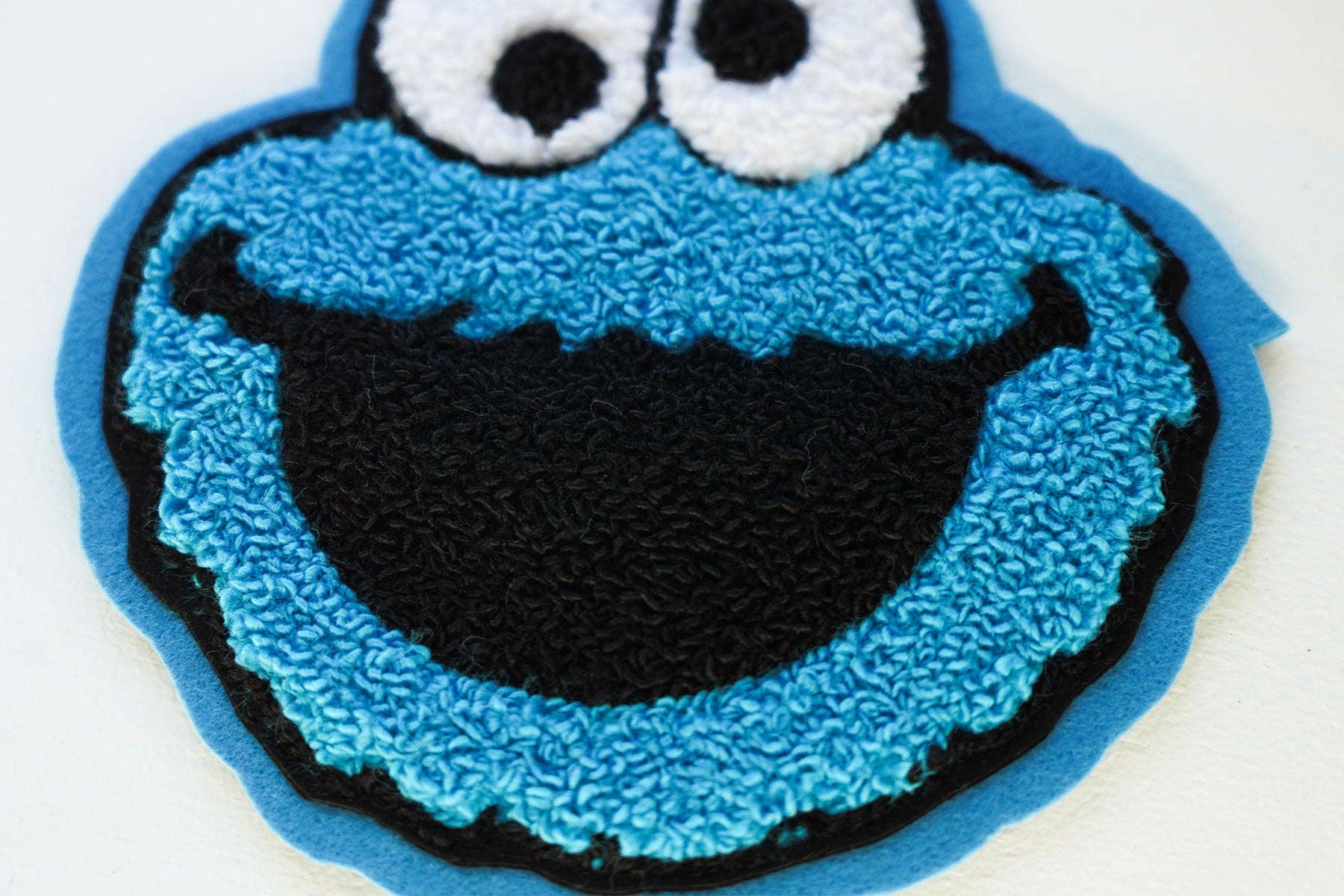Cookie Monster Chenille Patch