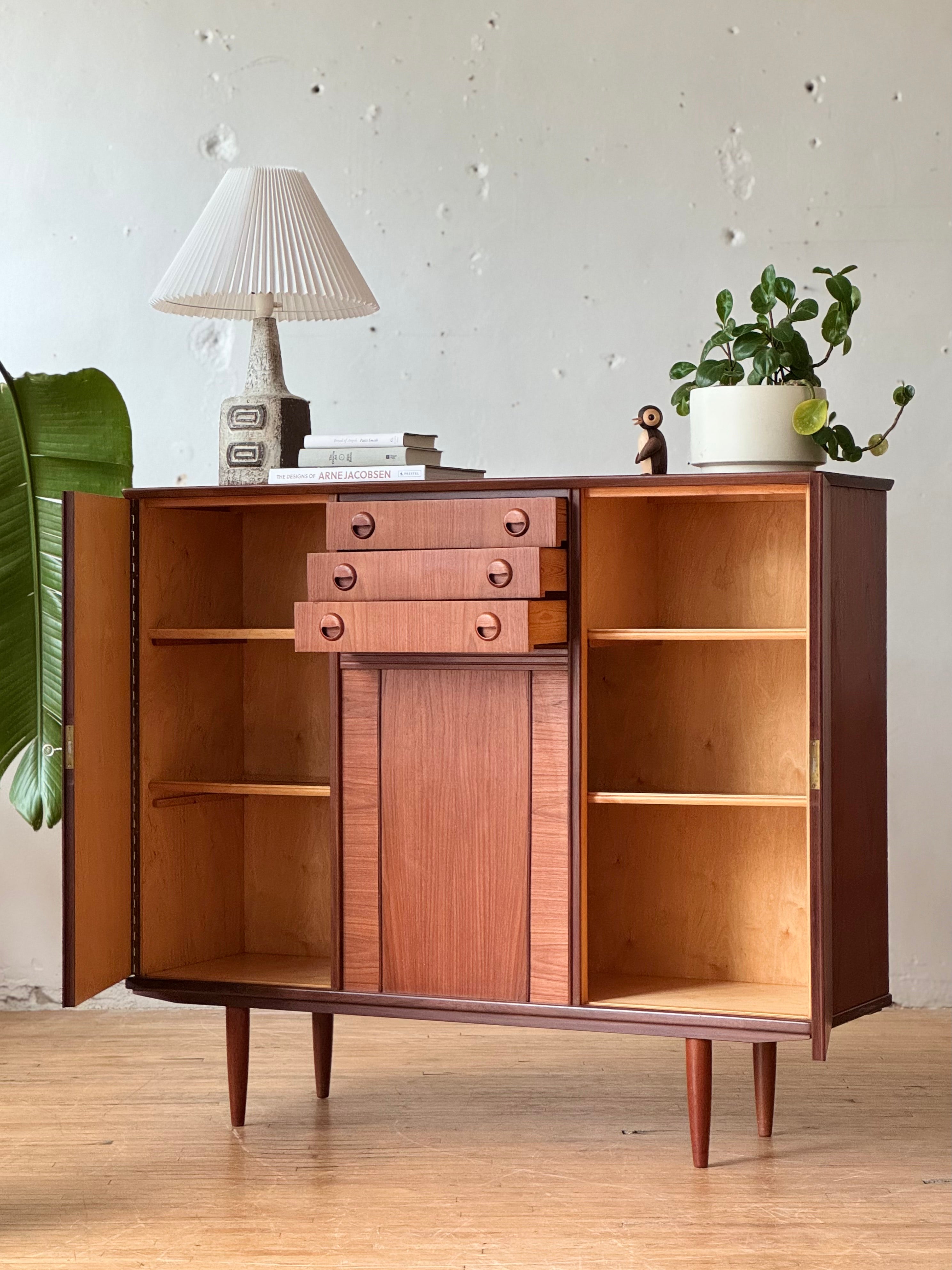 Teak Highboard #3282
