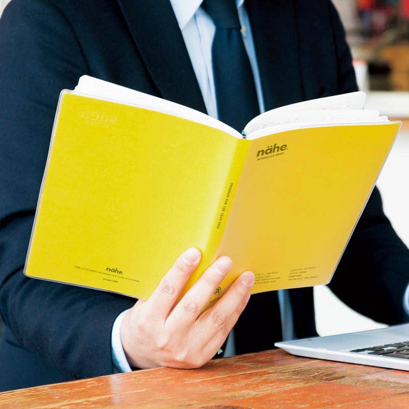 2026 Weekly Planner Nahe A5 Vertical: Yellow