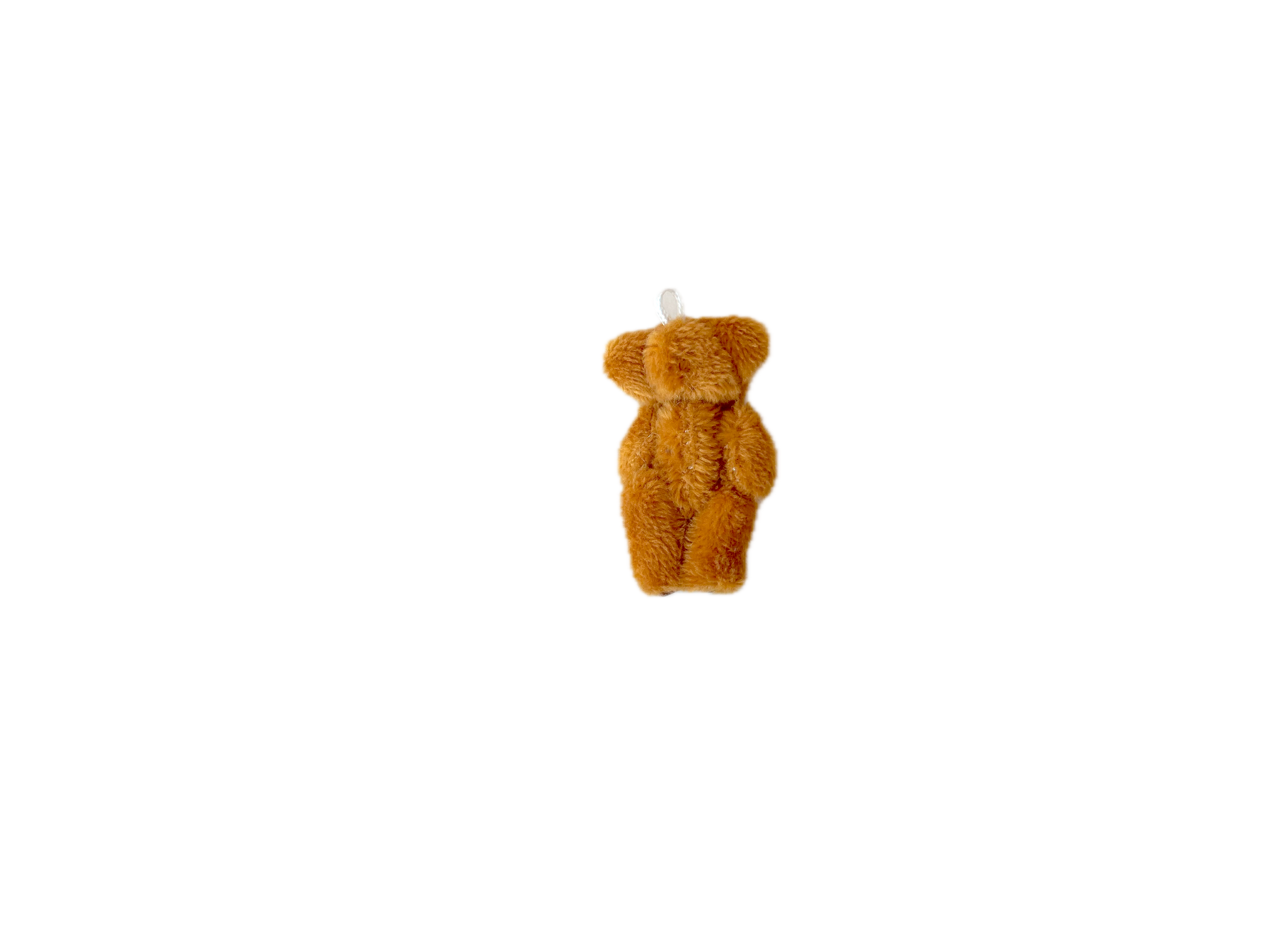 Tiny Soft Stuffed Ginger Teddy Bear  
