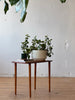 Danish Side Table In Teak And Beech #001