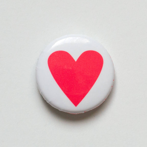 Neon Heart 1" Button