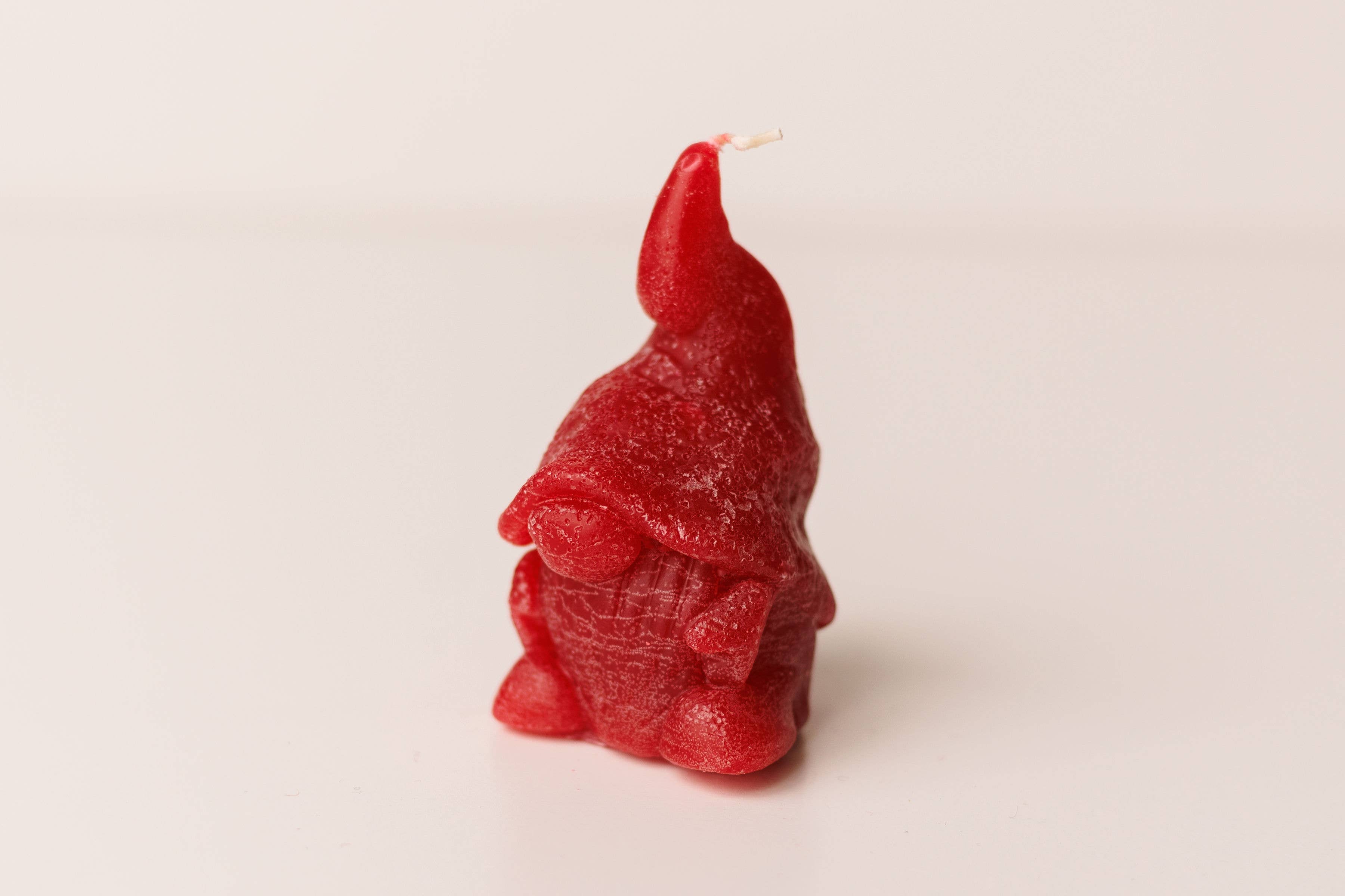 Red Gnome Candle