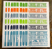 I Love You A Bushel And A Peck Poster: Packaged - Variety