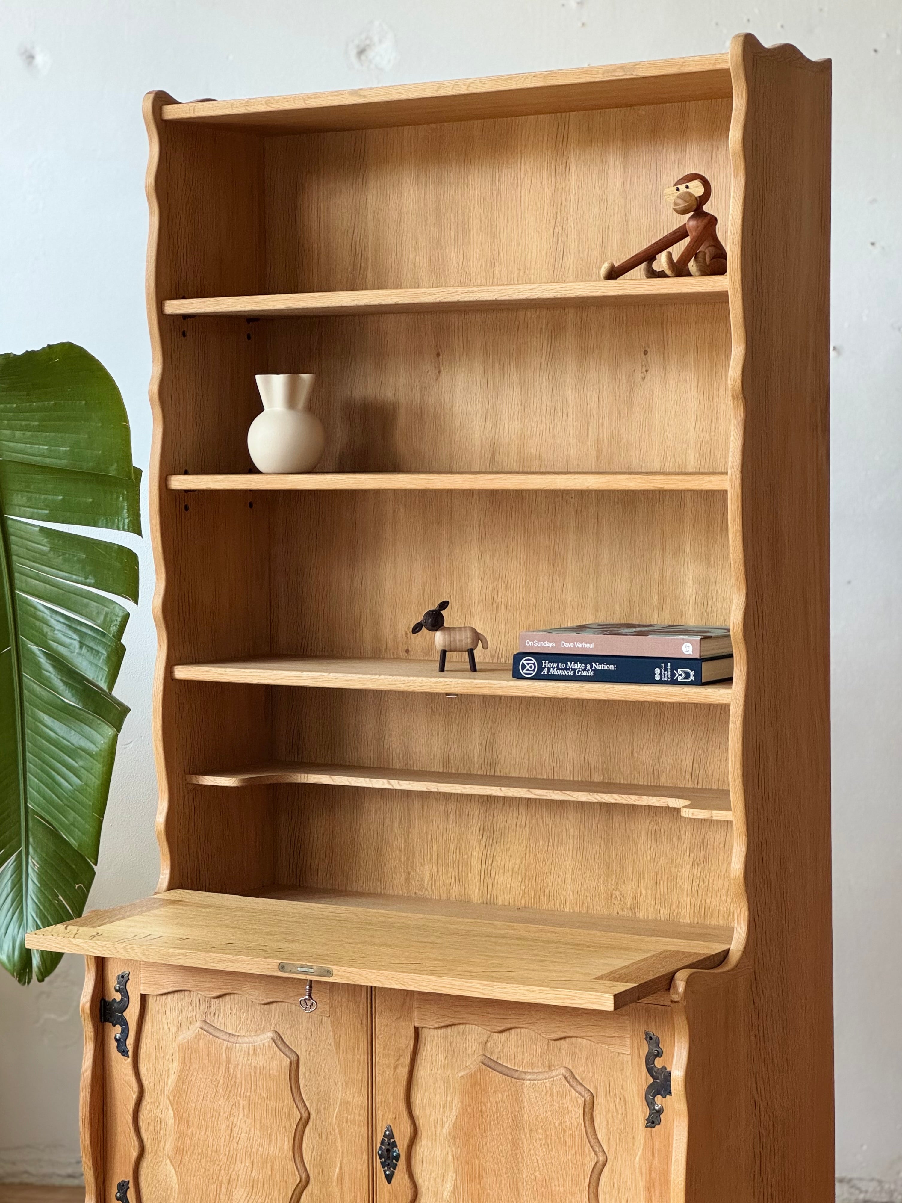 Danish Bookshelf in Oak Designed by Henning Kjaernulf #3696