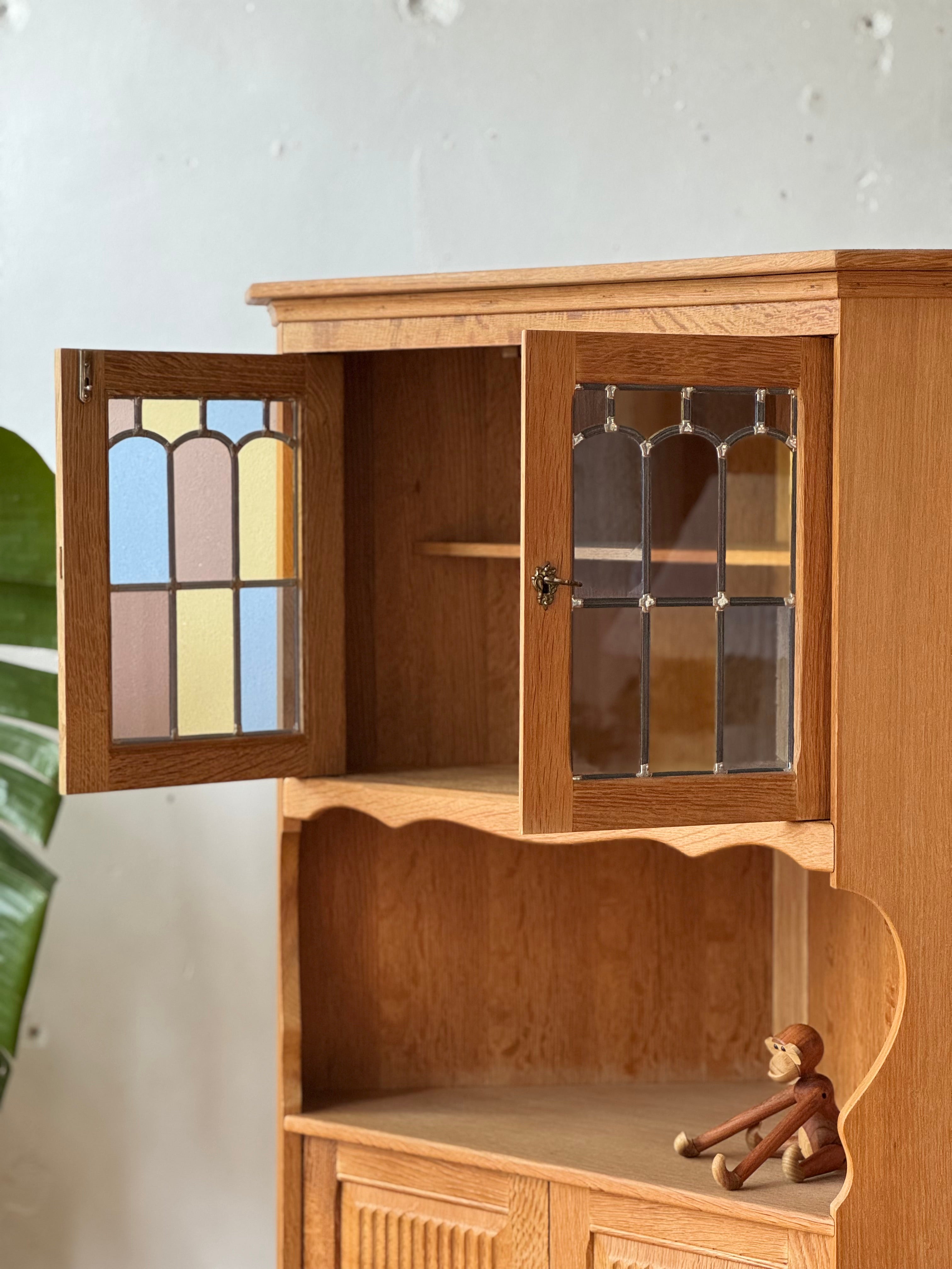 Oak Corner Cabinet by Henning Kjaernulf #3728