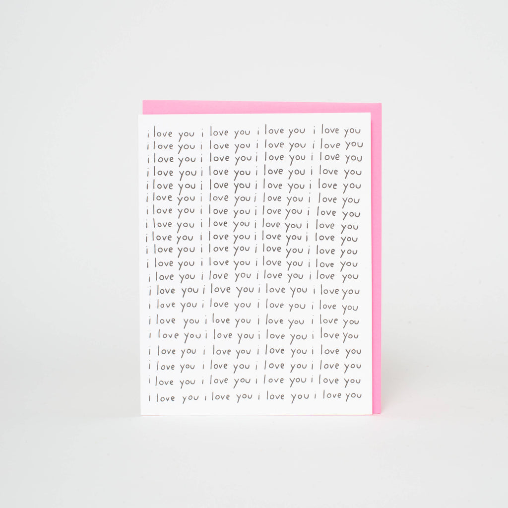 I Love You on Repeat Greeting Card