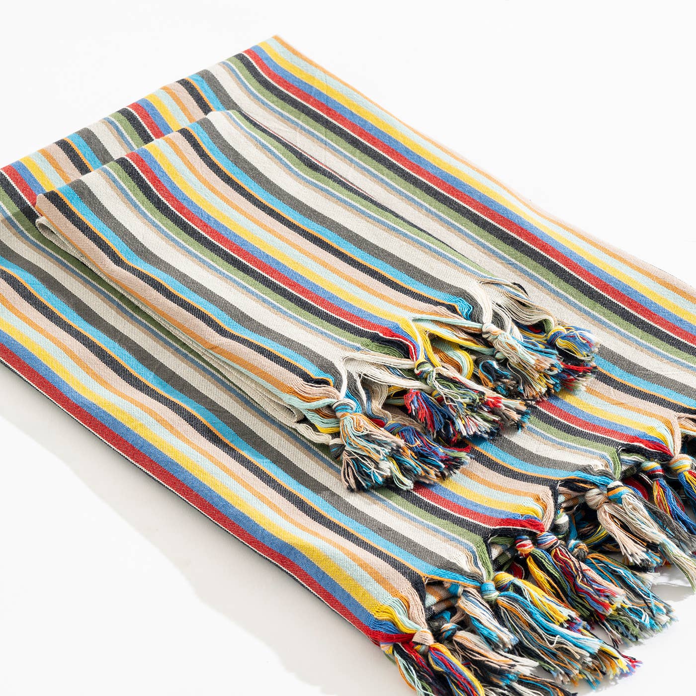 Turkish Bath Towels - Striped (Multicolor)