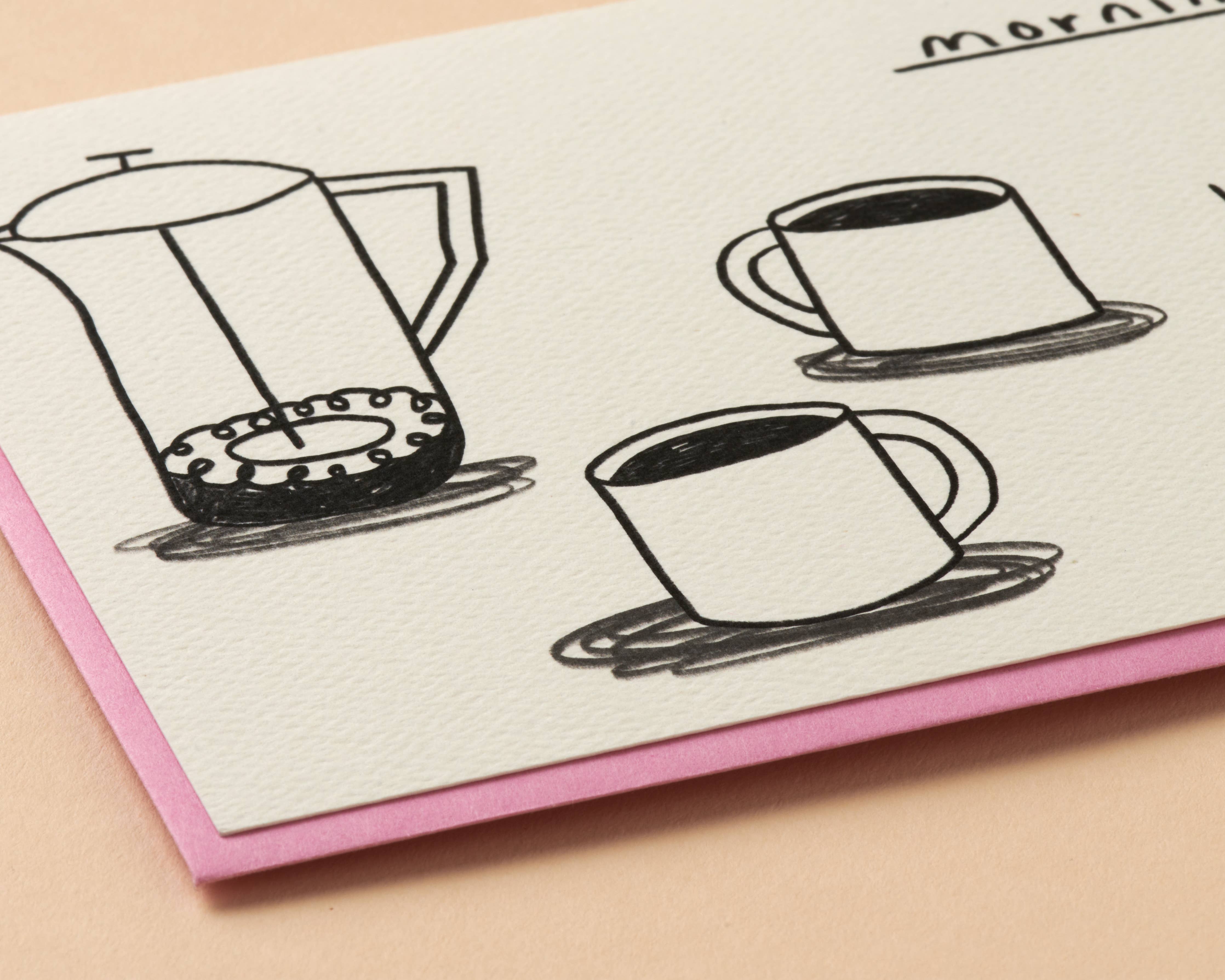 Love Card by Love Julia—Coffee Cups (Cozy )