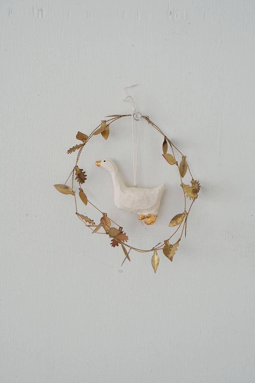 Paper Mache Duck Ornament