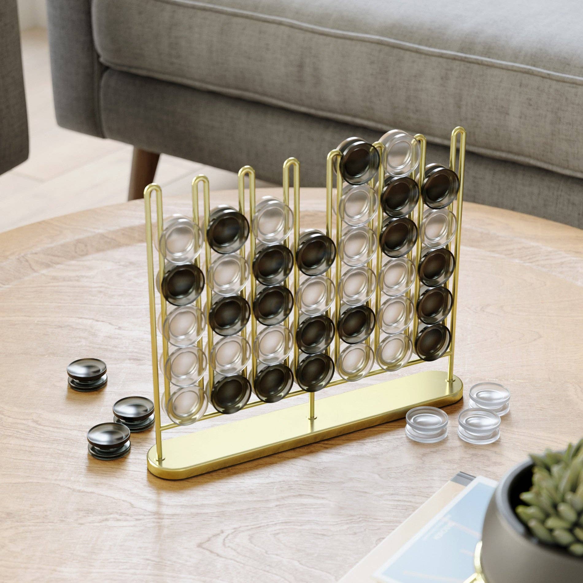 Connect 4 Game Stax 4 in a Row Home Decor Display