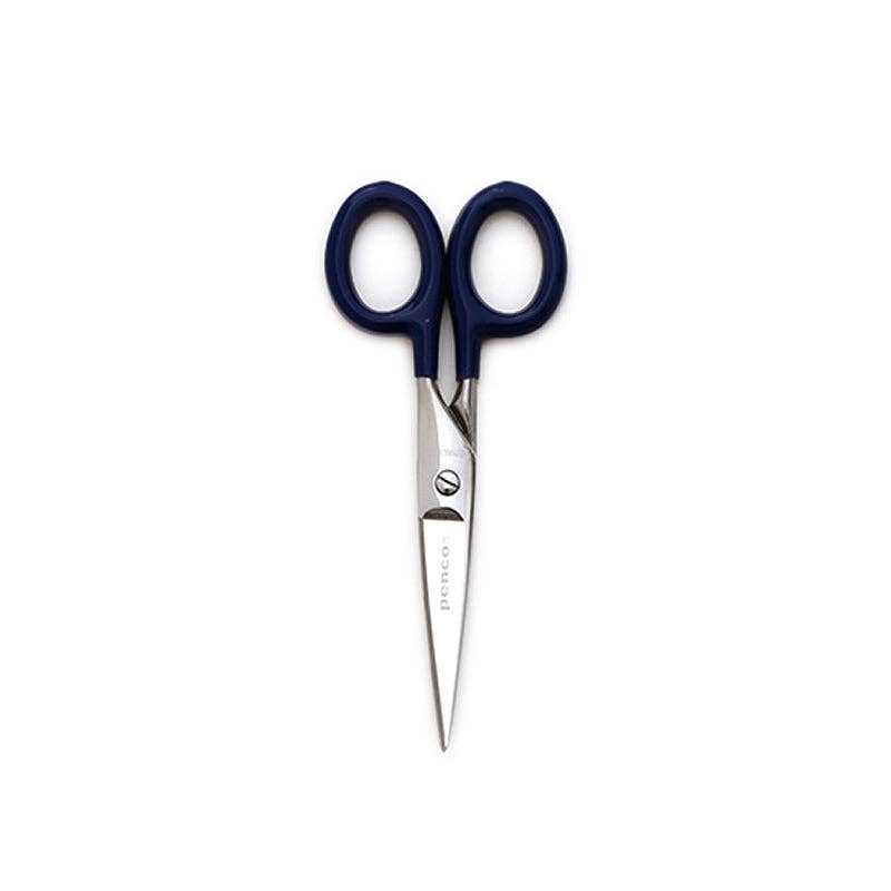 Small Renewal Stainless Steel Scissors: Navy