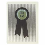 Old Man Card w/ Button