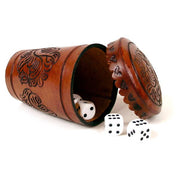 Leather Cup and Dice