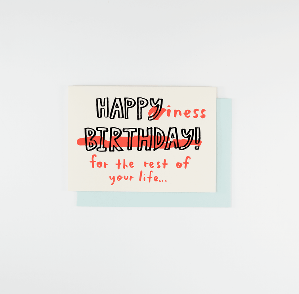 Happiness Birthday Card