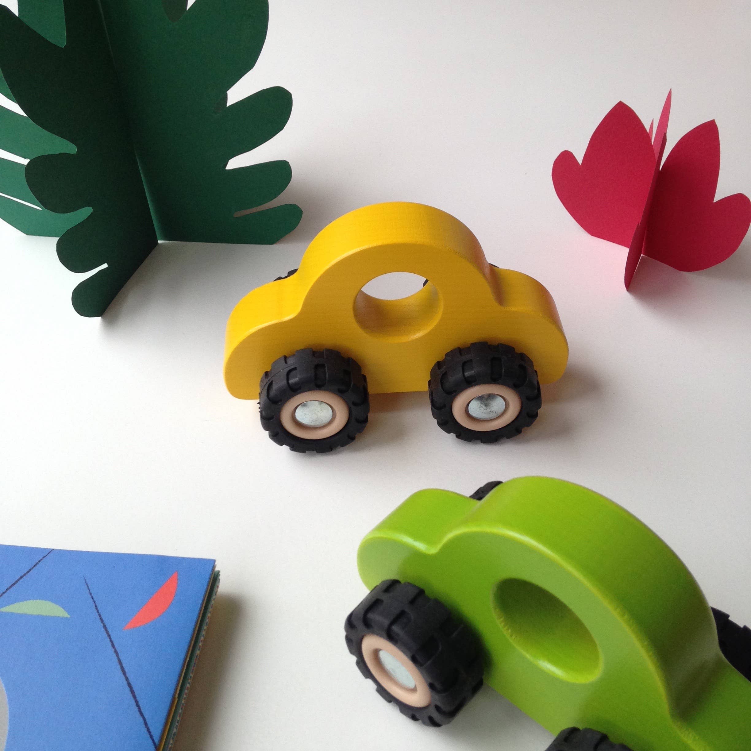 Push Cars with Rubber Tires