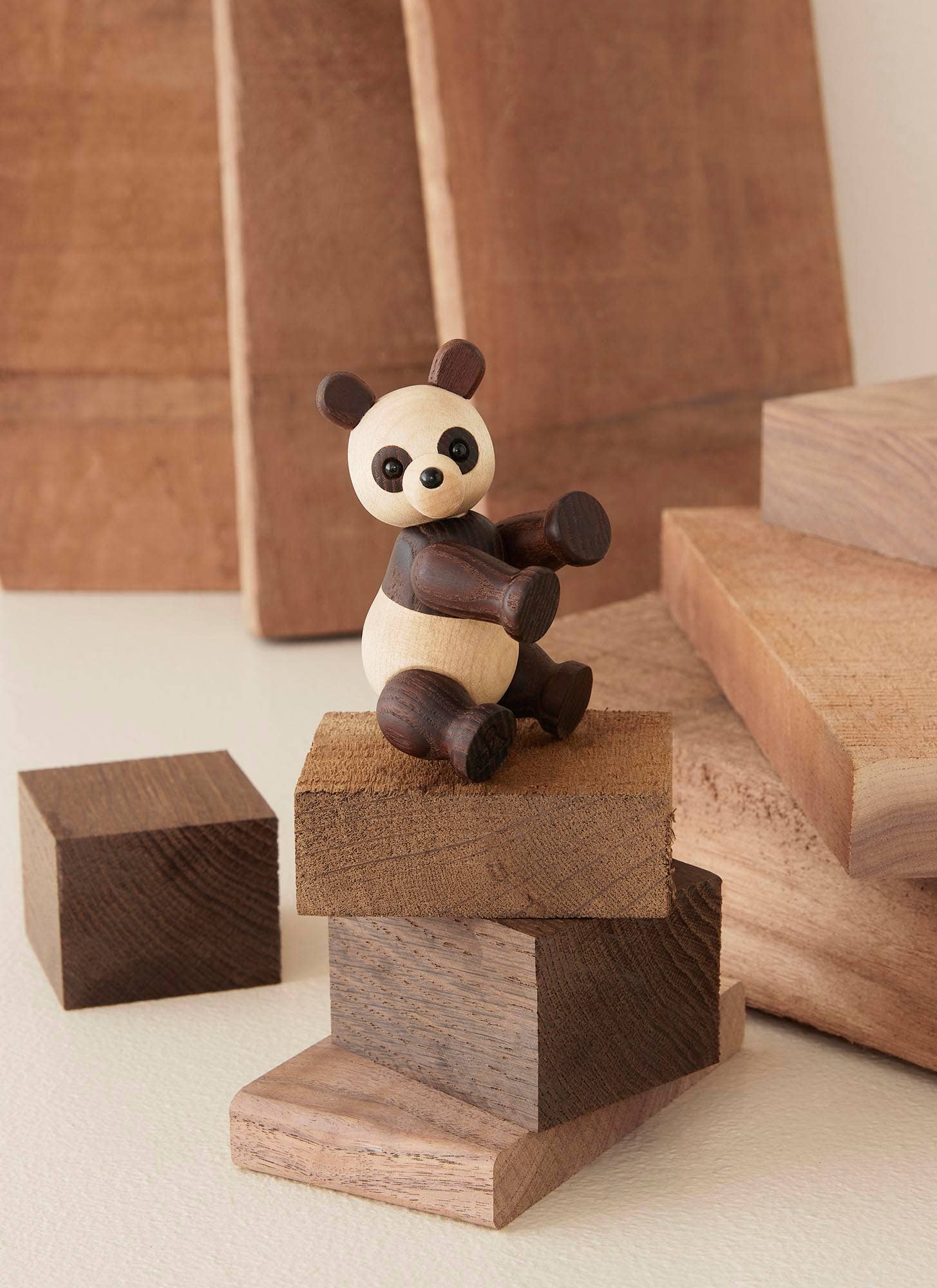 "Pixi" Wooden Panda Figurine