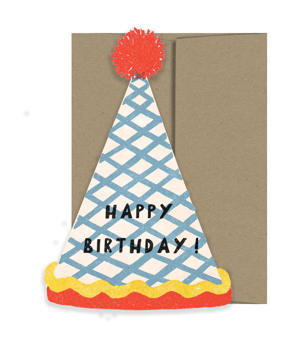 Party Hat Birthday Collection - Die Cut Card