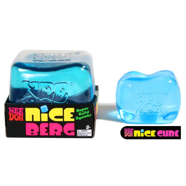 NeeDoh Nice Berg GIANT Blue Squishy - Large – Golden Age Design