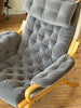Swedish Bentwood Lounge Chair in Beech and Mohair