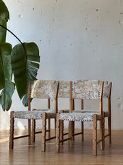 Set of Four Danish Dining Chairs in Oak by Henning Kjaernulf