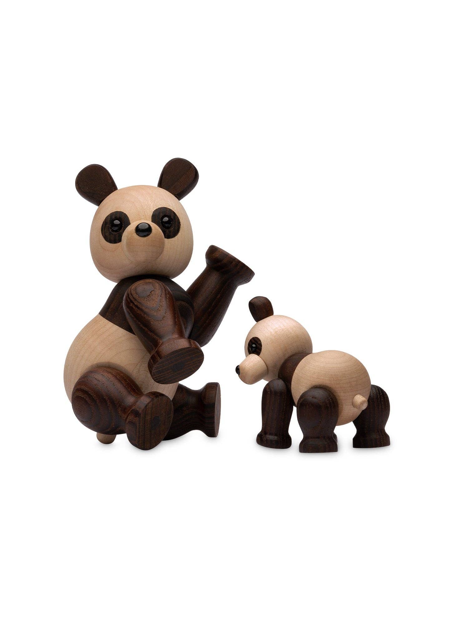 "Polly" Wooden Panda Figurine