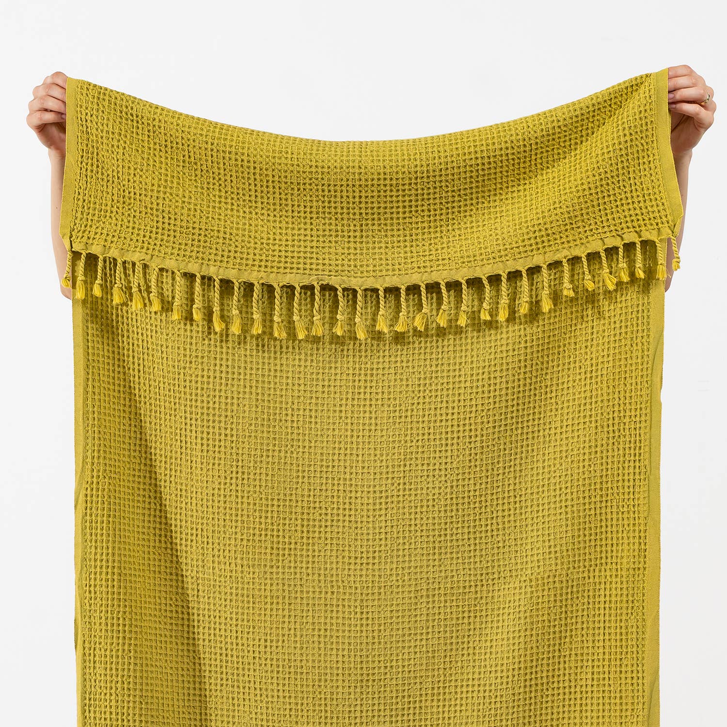 Stonewashed Waffle Beach Towel Turkish Hamam Fouta Vintage