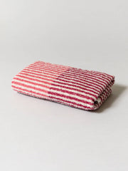 Hemp Stripe Towel - Pink