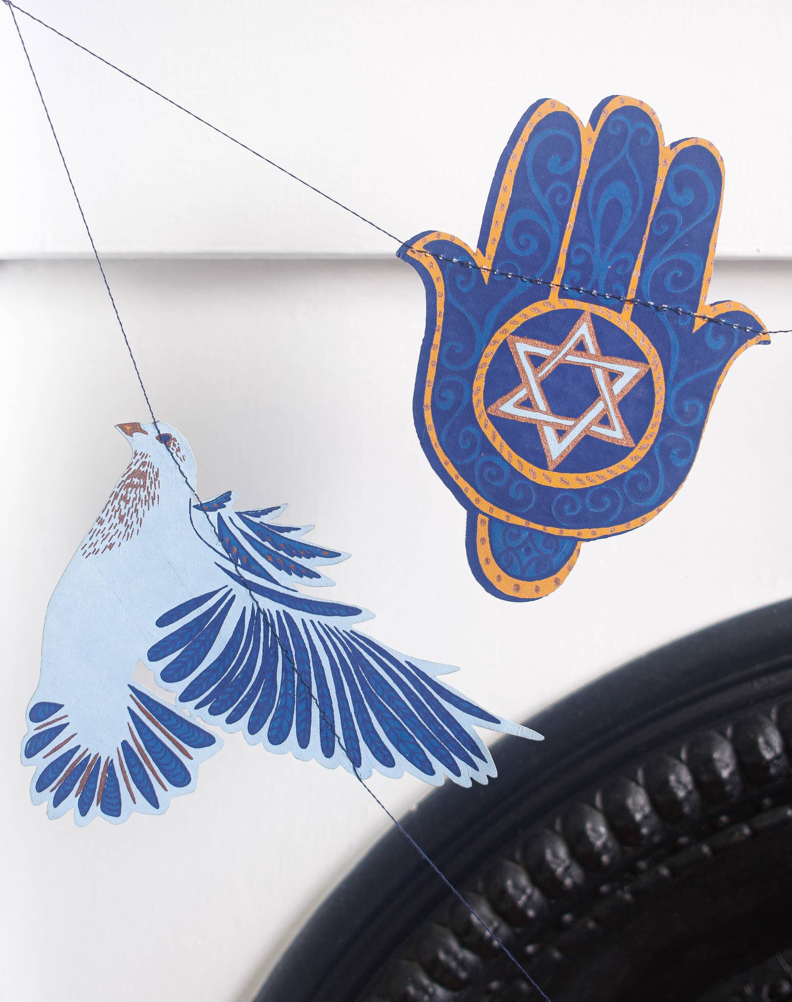 Hanukkah Sewn Garland