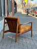 Sculptural Danish Modern Lounge Chair in teak  Designed by Folke Ohlsson for DUX of Sweden